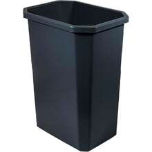 26 L Contenedor Apilable de Plástico Reciclado – Negro, Resistente y Durable para Almacenaje Industrial y Doméstico, Diseño Ergonómico y Fácil Manipulación | ,38912540 - capa - Ver 1