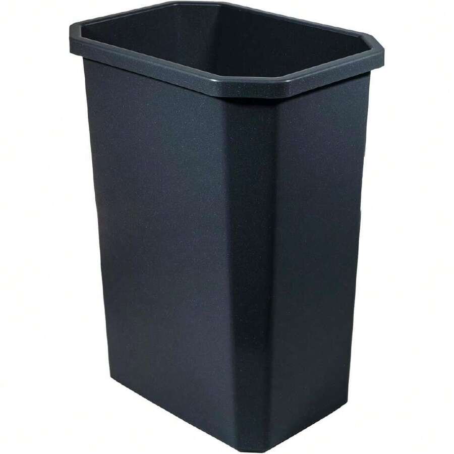 26 L Contenedor Apilable de Plástico Reciclado – Negro, Resistente y Durable para Almacenaje Industrial y Doméstico, Diseño Ergonómico y Fácil Manipulación | ,38912540 - capa - Ver 1