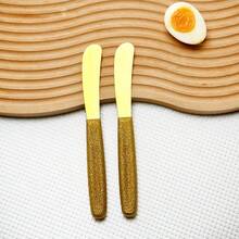 2pcs Stainless Steel Butter Knife Set, Cheese Slicer, Jam Spreader, Multi-Function Butter Grater And Spreader, Butter Scraper, Metal Can Spoon, Suitable For Cheese, Cold Butter, Jam, Cake Decoration, Pastry, Frosting, Kitchen Tools, Suitable For Home Kitchen, Restaurant, Bakery
