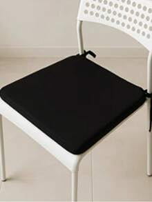 Soft, Fluffy Chair Cushion For Garden, Balcony, And Living Room – Single Bottom Piece In Der Turkei - Black - View 3