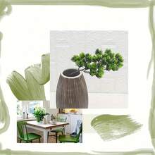 Artificial Pine Branch, Pine Needle Welcoming Pine Branch For Landscaping, Green Plant, Pine Branch With Fruit, Artificial Tree Branch - Multicolor - View 6