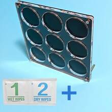 Black Anime Character Acrylic Display Stand, High Transparency Anti-Dust Thickened, Suitable For Displaying Badges Of Gumi And Gumi Series, Baji Badge Size Is 58mm, Can Store 9 Or 1 Baji - Black - View 15