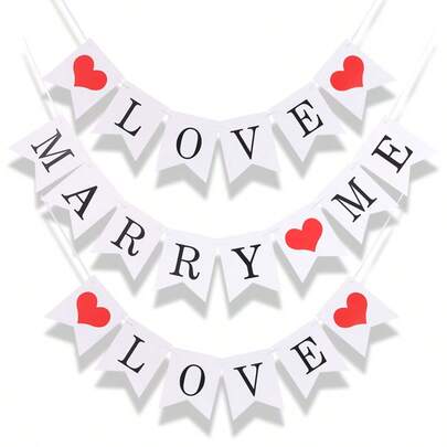 2 Packs, Newlywed Proposal Vintage Banner – Perfect For Proposals, Bridal Parties, And Home Decor – Adds Festive Elegance To Photo Booths And Party Decorations