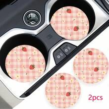 2 piezas Posavasos de coche con estilo, de secado rápido y antideslizante - A - Ver 14