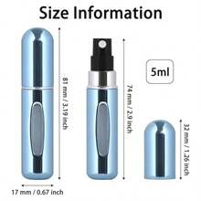 2026 Portable Dispensing Bottle10PCS Mini Refillable Perfume Atomizer Bottle Portable 5ml Spray Sct Pump Case For Wom M Small Mister Spray Bottle For Travel Accories - như hình ảnh - Xem 3