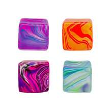 2025 Latest Explosion New Needo-H Same Style Ripple Cube Malt Squeeze Toy, Stress Relief Slow Rebound Squeeze Toy - Birthday Gift - Christmas Gift - Party Gift - Best Gift - Multicolor - View 4