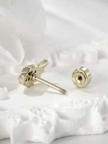 1 Set (+ Ala derecha) Aretes con diseño de alas de ángel de acero de titanio hipoalergénico y suave en estilo punk de color café, adecuado para perforaciones de cartílago de parejas - Pendiente de cartílago con forma de ala - Ver 5