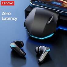 Lenovo Auriculares Bluetooth verdaderamente inalámbricos GM2pro Alta compatibilidad multisistema Baja latencia en modo juego Excelente calidad de sonido Llamadas HD fluidas y claras Efectos de sonido panorámicos reales realistas Negro - Negro - Ver 3