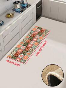 【热销！】1 件装柔软橡胶亚麻厨房地垫，3.5 毫米厚厨房地毯，美式乡村风格厨房吸水地垫，大尺寸地毯，缝边防止脱皮，吸水易清洁，亚麻表面，泡沫中间层，橡胶底部，适用于厨房地毯、厨房装饰、婚礼装饰、家居装饰、浴室地垫、玄关地垫、洗衣房地垫、走廊地毯、客厅地垫等。 - 彩色 - 查看 16