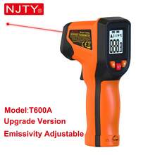NJTY 1pc Digital Thermometer Gun - Handheld Laser Infrared Thermometer, Adjustable Emissivity, Suitable For Cooking, Pizza Oven, Grill And Engine - Surface Temperature Reader, Not For Human Use - Burnt Orange - View 10