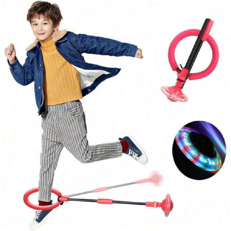 HIHALO Ankle Skip Ball, Bola de Saltar,Skip it Ball,Juguete Plegable para Saltar la Cuerda para Fitness, Pelota giratoria con Purpurina Colorida (Rojo),38969567 - Camel - Ver 1