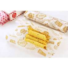 Printed Grease-Proof Paper Liners For Pastries, Food Packaging, Sandwiches, Burgers - Multicolor - View 5