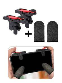 New Mobile Gaming Trigger Finger Sleeve, Shooting Assist Game Accessories For IPhone & Android Smartphones, Smooth & Sensitive Game Controls, Great Gift For Boyfriend