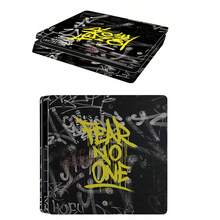 1 Set Slim Game Console Printed Skin Sticker, Waterproof Durable Scratch-Resistant Protective Decal