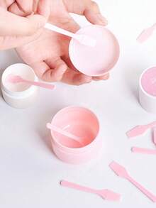 100pcs Makeup Spatulas - Small Plastic Spatulas, Suitable For Cosmetics, Creams, Crafts - Makeup Scrapers - Multipurpose Mini Spreaders For Mixing Creams, Skincare Or Scraping Bottled Products - Multicolor - View 3