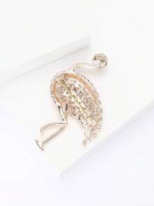 奢华水钻火烈鸟胸针 - 动物胸针，男女皆宜，休闲派对饰品/朋友礼物/徽章装饰 - 火烈鳥 - 查看 6