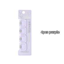 4/6pcs Multi-Functional Mini Clips - Minimalist Paper Clips, Note Clips, Test Paper & Document Organizers, Fashionable Stationery, Reliable Fasteners, Suitable For Office, School, Home