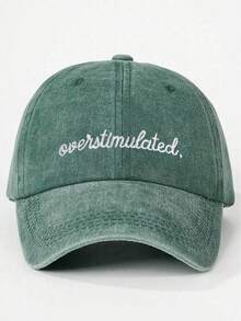 1顶刺绣水洗棒球帽，女士遮阳帽，男女通用，卡车帽，沙滩帽，男女钓鱼帽，灰色，男女皆宜，适合派对、趣味高尔夫、乡村、生日、复古场合佩戴，适合春、夏、秋、冬四季，也是送给朋友的节日礼物。 - 棒球帽 - 查看 10