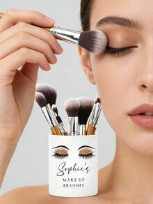 Personalized Makeup Brush Holder, Personalized Comfortable & Convenient Makeup Brush Set, With Personalized Name Combination Bag - Multicolor - View 1