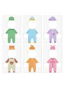 1 Set Baby Shower Party Game Gift Set, Includes "Feed Me" Baby Shower Game, Game Board And Blindfold, Fun For Baby Shower, Gender Reveal Party, Baby Party, Baby Gift Giving Events - Multicolor - View 6