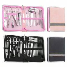 26-In-1 Manicure Set Professional Pedicure Kit Nail Clippers Kit With Earwax Removal Tool And Nail File - Durable And Portable Nail Care Tools For Fingernails And Toenails Grooming Kit With Luxurious Upgraded Travel Case - Multicolor - View 7