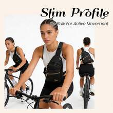 Shoulder Strap Bag – Multi-Pocket Crossbody Chest Bag, Suitable For Women's Daily/Travel/Sports Use, Lightweight Off-Road Backpack, Multi-Pocket Sling Bag, Adjustable Strap Sling Bag, Durable Quilted Bag, Travel Sling Bag, Sports Backpack, Daily Commuter Bag, Outdoor Hiking Bag, Gym Canvas Bag, Casual Errand Bag, Women's Lightweight Multi-Pocket Sling Bag, Stylish And Simple Sling Bag,Summer,Spring Outfits For Women,Nail Supplies,Mother's Day,Mom,Mother's Day Gift,Flower,Jewelry,Mother's Day Decorations,Mother's Day Party Supplies,Women,Pink,Gift Set - 黑色 - 查看 8