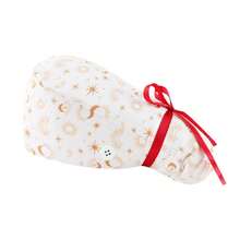 1pc Long Hair Nurse Cap, Women's Surgical Cap, Printed Work Hat With Sweatband, Elastic, Non-Slip Button, Red Ribbon Bow Design, Suitable For Nurses, Beauticians, Dentists, Veterinarians, Suitable For Work, Sports, Office, Home, All Seasons - Multicolor - View 17