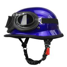 New Unisex Retro Half-Face Motorcycle Helmet, Outdoor Riding Motorcycle Helmet, DOT Certified, Anti-Fall Anti-Collision Riding Helmet, Size S-XXL - 307 Helmet - View 22
