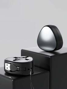 3-In-1 Retractable Multi-Function Charging Cable/Car Charger, Built-In Hidden Phone Holder, 3 Ports, Compatible With Vivo/OPPO/Apple And Other Mainstream Brands Of Phones, Tablets And Laptops - MFi Certified, Durable Cable - Multicolor - View 13