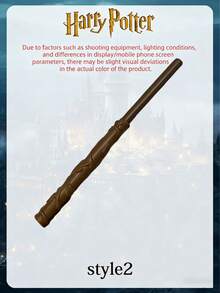 1pc Harry Potter Magic Wand Pen With Black Ink, Children's Party Favor & Halloween Souvenir, Student Writing Tool, Office Desk Accessory, Home Decor, Ideal Gift For Birthday, Back To School, Halloween, Christmas, Thanksgiving, Valentine's Day, New Year, Carnival, Easter (For Students) - Multicolor - View 12