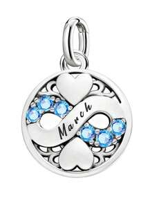 1pc Minimalist Unique Vintage Heart & Star Gemstone Pendant, DIY Jewelry Accessory, Elegant Gift For Men And Women - Gather - View 19