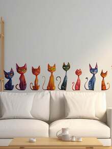 【创意表达】彩色励志语录墙贴 - 巧妙的树形设计，包含积极肯定语、西班牙语文字，可移除自粘PVC材质，适用于教室、家居或办公室装饰，哑光表面，可重复使用，励志艺术，家居装饰贴纸 | 充满活力的树形设计 | PVC墙贴，励志墙贴 - 彩色 - 查看 7