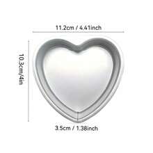 可拆卸底铝制蛋糕模具 - 不粘、耐热，是制作DIY芝士蛋糕的理想之选。生日、节日和家庭聚会的完美烘焙工具。 - 彩色 - 查看 10