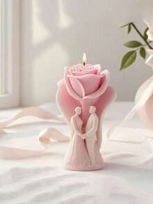 Romantic Rose Silicone Mold, Suitable For Candle Making - Easy Demold, Multipurpose DIY Craft Mold, Reusable, Applicable For Epoxy Resin, Plaster, Clay - Ideal For Handmade Gifts And Home Decor - Love bear mold - View 4