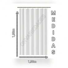 Shower Curtain Rods - SMOOTH GRAY PVC - View 4