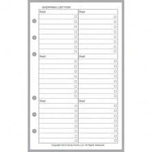 Compact Size Shopping List, Sized And Punched For Franklin Covey Compact And Other Notebooks (4.25\ X 6.75\) - ShoppingList - View 2