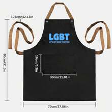 LGBT Let'S Get Beers Tonight Kitchen Apron - 1 - Xem 3