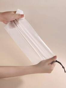 5/10pcs Umbrella Storage Bags, Matte Transparent Drawstring Umbrella Bags, Waterproof Drawstring Storage Bags, Essential For Travel And Commute, Reusable, Suitable For School, Office, Home, Travel, Back To School, Summer Cooling, Beach, Travel,Women's Day,Travel Essentials,Wedding Favours,Y2k,Bedroom,Car Accessories Women,Kitchen Decor - Multicolor - View 10