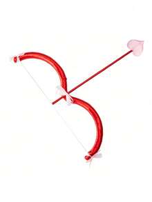4pcs Cupid Valentine's Day Costume Set, Including Red Wings, Bow & Arrow, Headband And Glasses, Suitable For Holiday Role Play, Photo Props, Birthday Gifts, Romantic Decor, Special Nights, Anniversary Decor, Valentine's Day Party Supplies, Valentine's Day Costume Accessories, Unisex, Also Suitable For Singles Valentine's Day Party - Multicolor - View 12