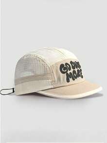 1pc Fashionable Minimalist Letter Baseball Cap, Breathable Unisex Sun Hat, Ideal Gift For Casual Wear, Spring/Summer - Letter Printing - View 2