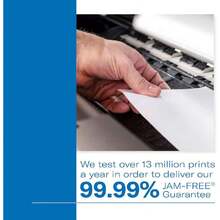 - Papel para impresora, multipropósito, 24 libras, 3 agujeros, 1 resma (500 hojas), 96 brillante, fabricado en los Estados Unidos,38967911 - Azul y blanco - Ver 6
