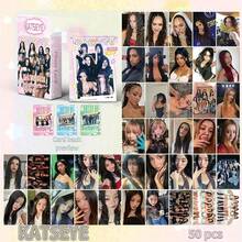 Bộ 50 thẻ Lomo hai mặt hologram tour diễn Kpop "The Beautiful Chaos" của KATSEYE - MANON, SOPHIA, DANIELA, LARA, MEGAN, YOONCHAE | Ảnh độ phân giải cao của người hâm mộ thần tượng học sinh | Vật phẩm sưu tầm thiết yếu dành cho người hâm mộ và phụ kiện âm nhạc Pop - Nhiều màu - Xem 3