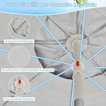 Ombrellone da esterno, supporto e base - Modello 3 - Visualizzare 4