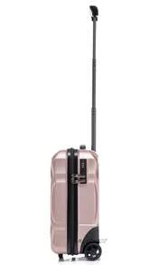 R.Leone Valigia da 1 Fino a Set 4 Trolley Rigido grande, medio, bagaglio a mano 55x40x23 cm Wizz, ITA Airways e bagaglio 45x36x20 cm in ABS 8005 - Blu - Visualizzare 10