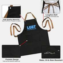 LGBT Let'S Get Beers Tonight Kitchen Apron - 1 - Xem 5