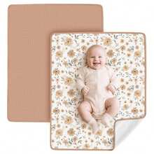 2片装婴儿绿色动物纹防水卫生巾 - 柔软亲肤表面，防漏底部，适合日常护理 - 彩色 - 查看 16