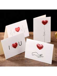 Thiệp chúc mừng Ngày Valentine kèm phong bì, Thiệp chúc mừng hình trái tim 3D, Thiệp cảm ơn và chúc phúc tự làm, Thiệp chúc mừng Ngày Lễ Tạ ơn, Thiệp chúc mừng Ngày Valentine, Thiệp chúc mừng sinh nhật, Thiệp chúc mừng kỷ niệm ngày cưới, Thiệp nhỏ cảm ơn làm thủ công, Lời chúc phúc và cảm ơn hình trái tim kèm phong bì. - Nhiều màu - Xem 1