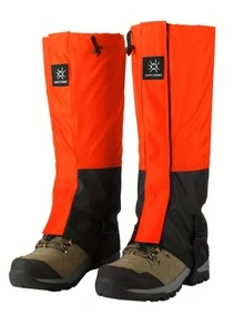 男女通用黑色腿套，防水雪地靴腿套，可调节徒步腿套，适合徒步旅行、狩猎和散步 - 保护您的双腿免受水、雪和碎石的侵害 - 彩色 - 查看 14