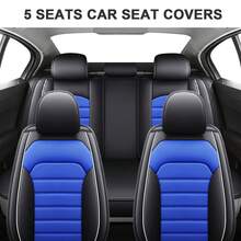 5 Seats Car Seat Covers Fit For Hondas CRV CR-V Full Set Premium Faux Leather Front Rear Back Seats Pu Leather Seat Protectors - 5 seats covers - 查看 15