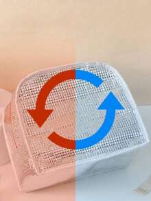 Thermal Bag, "It'S Fine I'm Fine Everything Is Fine" Graphic Print With Coffee Cup & Design ,Women'S Funny Coffee Lover ,With A Black Cutlery Storage Bag, A Double Pocket Lunch Box Bag, Large Capacity, Student Meal Insulated Refrigerated Bag - Multicolor - View 7